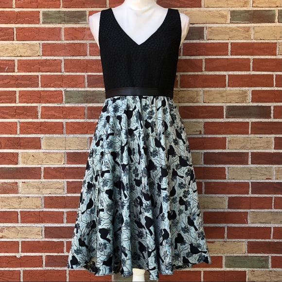 Anthropologie Dresses & Skirts - 🔥 Anthropologie BLACK HALO for Made in Kind Merle High Low Bird Midi Dress